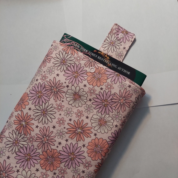 Other - Pink floral book sleeve